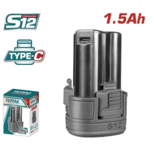 TOTAL TBLI12153E Ανταλλακτική Μπαταρία 12V 1,5Ah Type-C