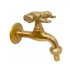 Διακοσμητική Βρύση Κήπου Ορειχάλκινη Βάτραχος