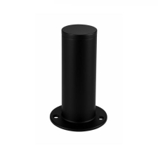 Πόδι Επίπλου Στρογγυλό Φ42 10cm Μεταλλικό Μαύρο Ματ Α160