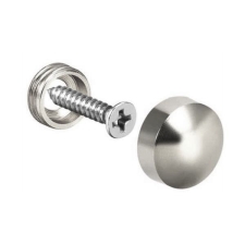 Τάπα Κάλυμμα Βίδας Βιδωτό 1τμχ Ασημί Φ14 με Ροδέλα