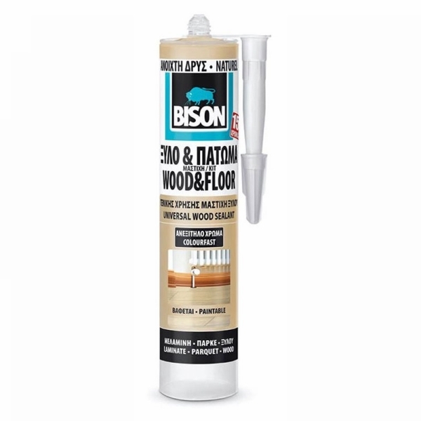 BISON Wood & Floor Ανοιχτή Δρυς Ακρυλική Μαστίχη Ξύλου 300ml