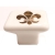 Πόμολο Πορσελάνης Λευκό Δικόσμηση Χρυσό Κρίνο Fleur De Lis 33x33 TMC 3080-269