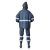 ERGO Στολή Αδιάβροχη PU με Ανακλαστικές Ταινίες Navy Blue (Σακάκι-Παντελόνι)